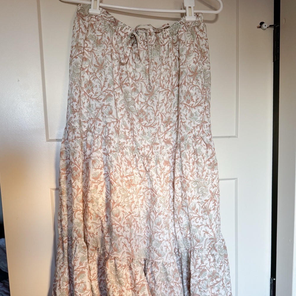 By The River Floral Print Women's Skirt
